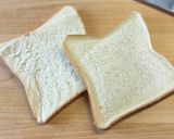 サラダミックスと卵のサンドイッチ作り方1写真