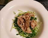 豚肉と豆苗シャキ和え作り方8写真