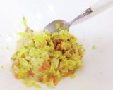 キャベツたっぷり納豆お好み焼き♪幼児食♪作り方7写真