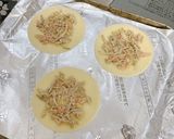 ごぼうサラダアレンジ♪餃子の皮ピザ作り方3写真