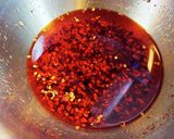 自家製辣油 スルメ入り作り方8写真