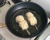 りんごの豚バラ肉巻き串カツ作り方12写真