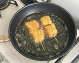 りんごの豚バラ肉巻き串カツ作り方13写真