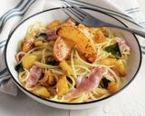 焼きリンゴと生ハムのパスタ作り方12写真