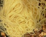 牛肉とエリンギほうれん草のニンニクパスタ作り方9写真