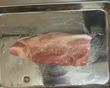 ポークステーキ　舞茸のマスタードソース作り方1写真