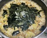 超簡単！／ 醤油麹の海苔雑炊作り方3写真