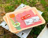 キャンプで炭火焼肉作り方1写真