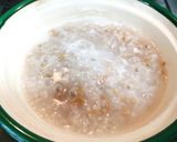 発芽オーツ麦の姫うこぎ入り玉子粥　作り方1写真