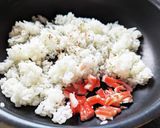 料亭の味を5分で！カニカマいしる炒飯作り方2写真