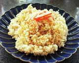 料亭の味を5分で！カニカマいしる炒飯作り方5写真