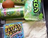 しゅわしゅわメロンソーダパンケーキ作り方1写真
