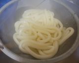 節約簡単「かま玉うどん」と２杯目納豆飯！作り方3写真