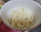 節約簡単「かま玉うどん」と２杯目納豆飯！作り方4写真