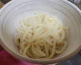 節約簡単「かま玉うどん」と２杯目納豆飯！作り方6写真