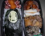 キャラ弁 ♡ 真っ黒くろすけ＆トトロ作り方5写真