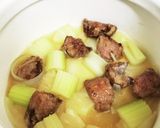 豚レバーとパイナップルの煮込み作り方4写真