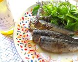 ごまの実オイルで、いわしを食べてみる♪作り方3写真