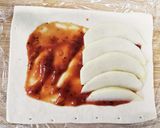 りんごと豚肉のパイピザ作り方4写真