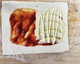 りんごと豚肉のパイピザ作り方5写真