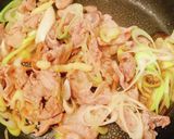 豚ネギ甘辛炒め作り方3写真