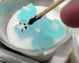 ネモフィラのレアチーズ作り方8写真