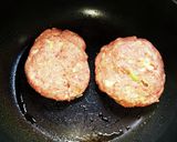 フルーツ人工イクラソース乗せハンバーグ作り方6写真