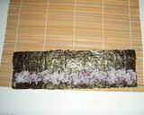 可愛い巻き寿司☆ぶどう☆作り方3写真
