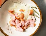 お一人様☆野菜たっぷりピリ辛ウインナー丼作り方2写真