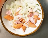 お一人様☆野菜たっぷりピリ辛ウインナー丼作り方3写真