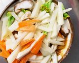 お一人様☆野菜たっぷりピリ辛ウインナー丼作り方12写真