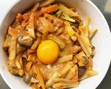 お一人様☆野菜たっぷりピリ辛ウインナー丼作り方20写真