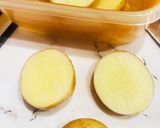 簡単♡新じゃがde梅マヨ焼き作り方1写真