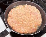26cmフライパンで大きめハンバーグ作り方4写真