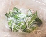 ネギ坊主の天麩羅　ゆかり風味作り方4写真