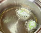ネギ坊主の天麩羅　ゆかり風味作り方5写真