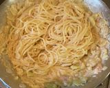 そら豆とサワークリームのスパゲッティ作り方9写真