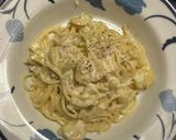 そら豆とサワークリームのスパゲッティ作り方10写真