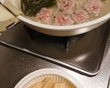筍と豚団子煮作り方4写真
