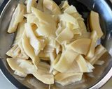 筍のミートソーススパゲッティ作り方1写真