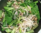 簡単♬小松菜もやし しめじの とろみ炒め作り方4写真