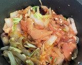 すき焼きの残り野菜ミョウガ煮作り方5写真