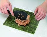 【酵素玄米アレンジ】栄養満点!おにぎらず作り方1写真