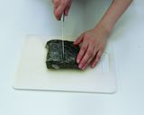 【酵素玄米アレンジ】栄養満点!おにぎらず作り方6写真