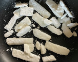 簡単！たけのこと長芋のかき醤油炒め作り方3写真