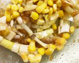 豆腐のみそチーズ焼　　きのこオレンジ風味作り方3写真