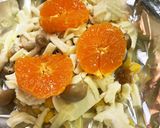 豆腐のみそチーズ焼　　きのこオレンジ風味作り方7写真