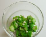 夏バテ知らず♡オクラのさっぱり梅やっこ作り方3写真