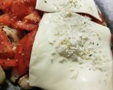 鯖トマトチーズ焼き作り方3写真