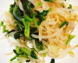 簡単♡ニラもやしほうれん草豆腐サラダ作り方3写真